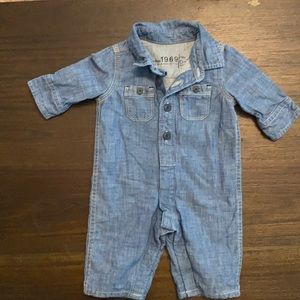 Baby GAP denim romper